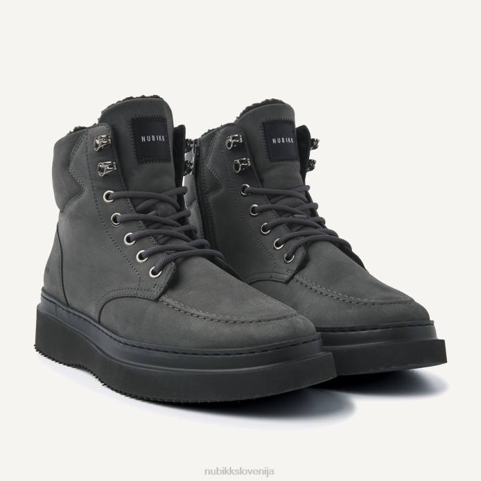 čevlje moški Nubikk jonah polarni krzneni škornji BB481 temno siva