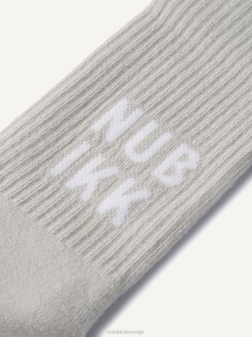 dodatki moški Nubikk nova nogavice nogavice BB4887 siva