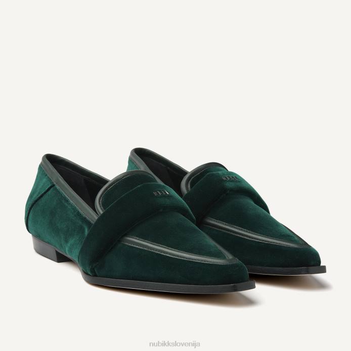 čevlje ženske Nubikk žametni loafer delphine BB48139 zelena