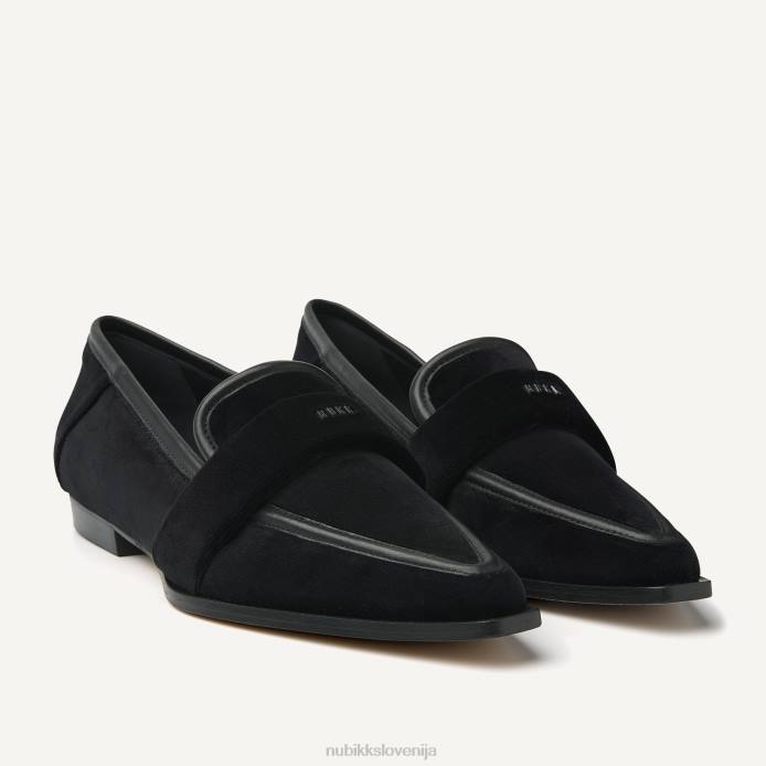 čevlje ženske Nubikk žametni loafer delphine BB48141 Črna