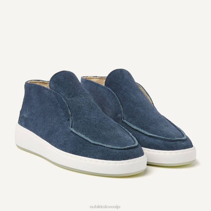 čevlje ženske Nubikk jiro sua loaferji iz semiša BB48142 denim