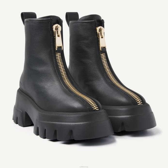 čevlje ženske Nubikk flore farai škornji BB48175 Črna