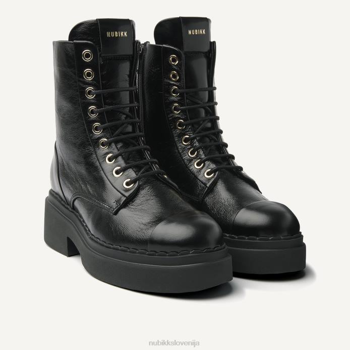 čevlje ženske Nubikk škornji finn bowie BB48162 Črna