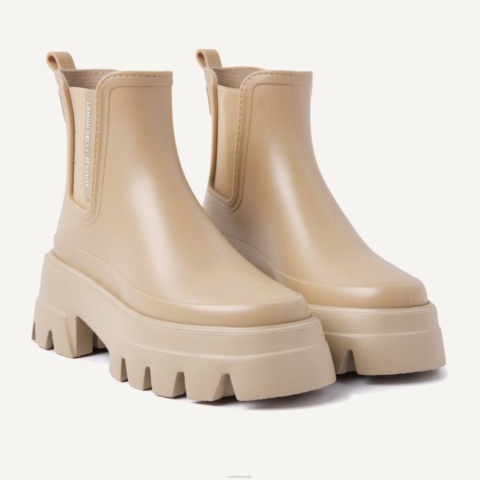 čevlje ženske Nubikk škornji flore lemon BB48170 bež