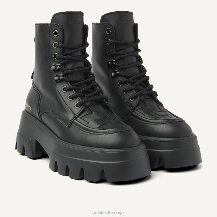 čevlje ženske Nubikk krzneni škornji flore sauvage BB48164 Črna