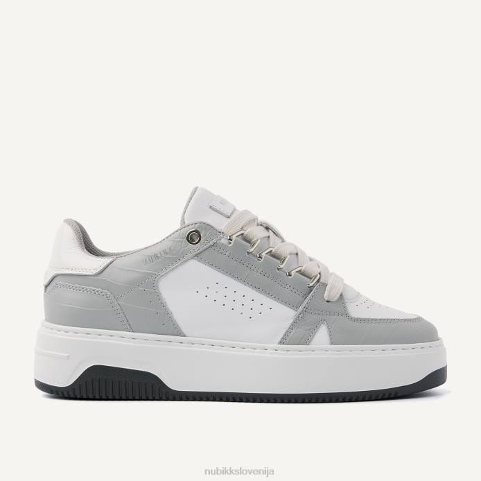 čevlje ženske Nubikk basket buxton sive superge BB48117 bela