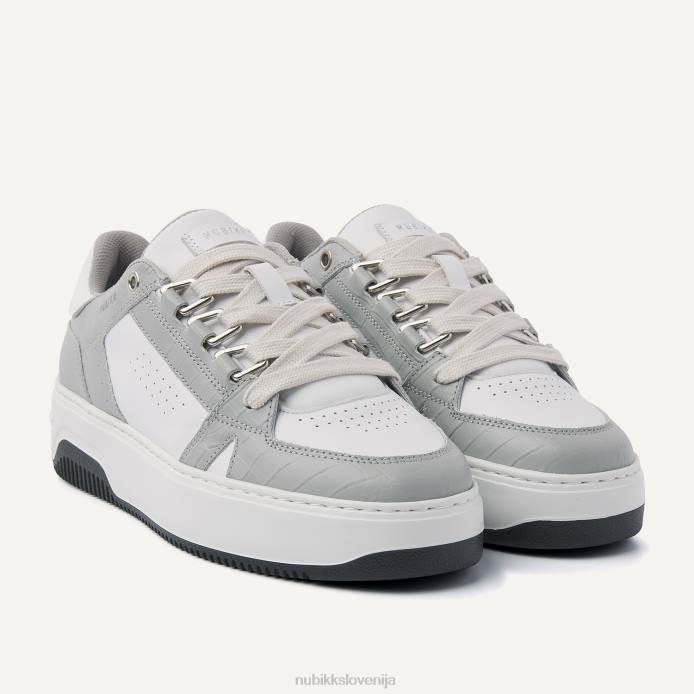 čevlje ženske Nubikk basket buxton sive superge BB48117 bela