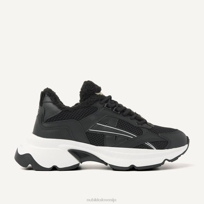 čevlje ženske Nubikk krznene superge ross nomad BB48128 Črna