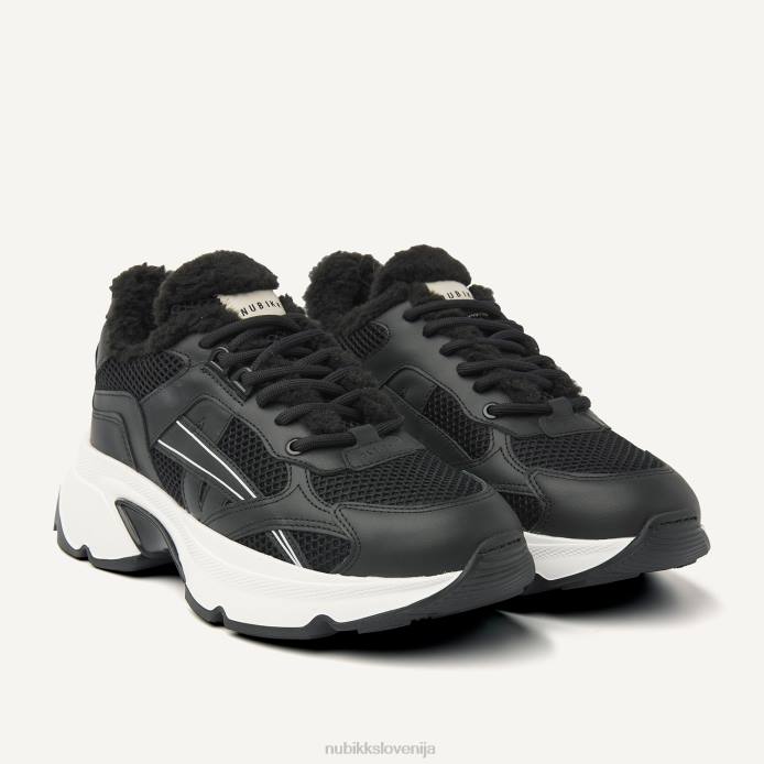čevlje ženske Nubikk krznene superge ross nomad BB48128 Črna